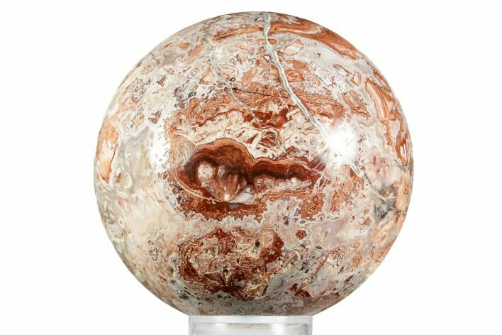 Polished Crazy Lace Rosetta Stone Sphere - Mexico #371161